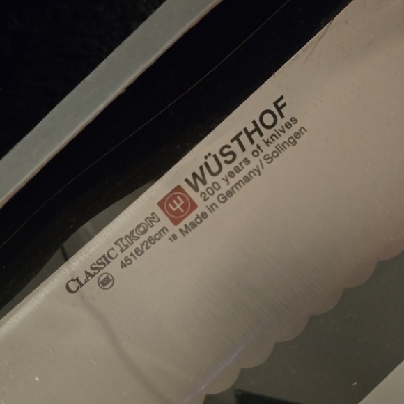 ❤️BUY 2 GET 1 FREE  Wusthof Classic IKON Super Slicer - Black Handle,4516/26cm - Picture 5 of 11